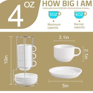 Expresso cups and saucers